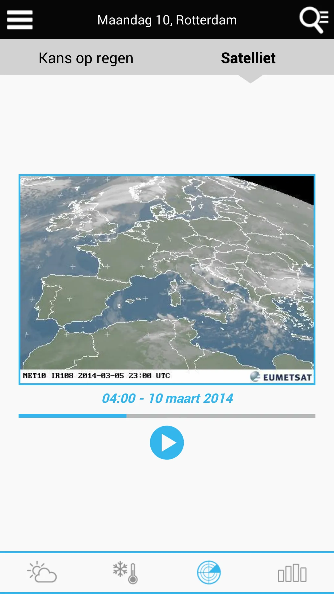 Weather for the Netherlands | Indus Appstore | Screenshot