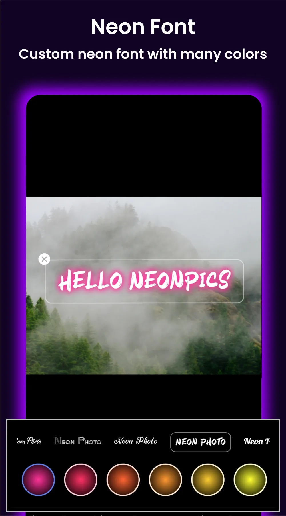 NeonPics: Neon Text & Brush | Indus Appstore | Screenshot