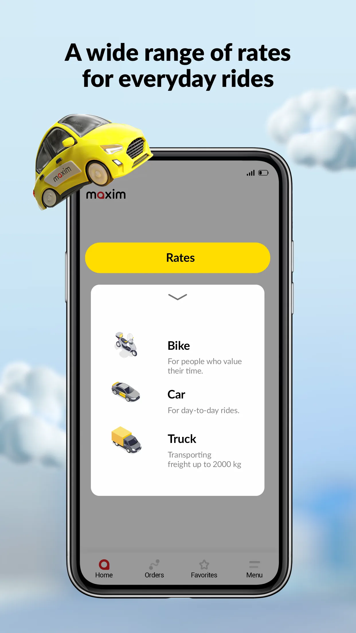 maxim — order a taxi & food | Indus Appstore | Screenshot