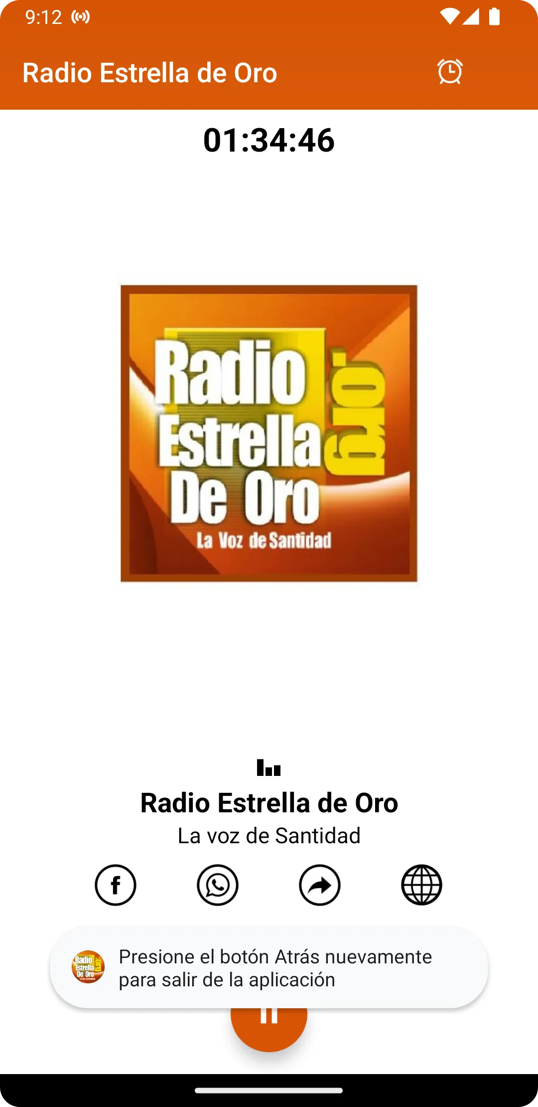 Radio Estrella de Oro | Indus Appstore | Screenshot