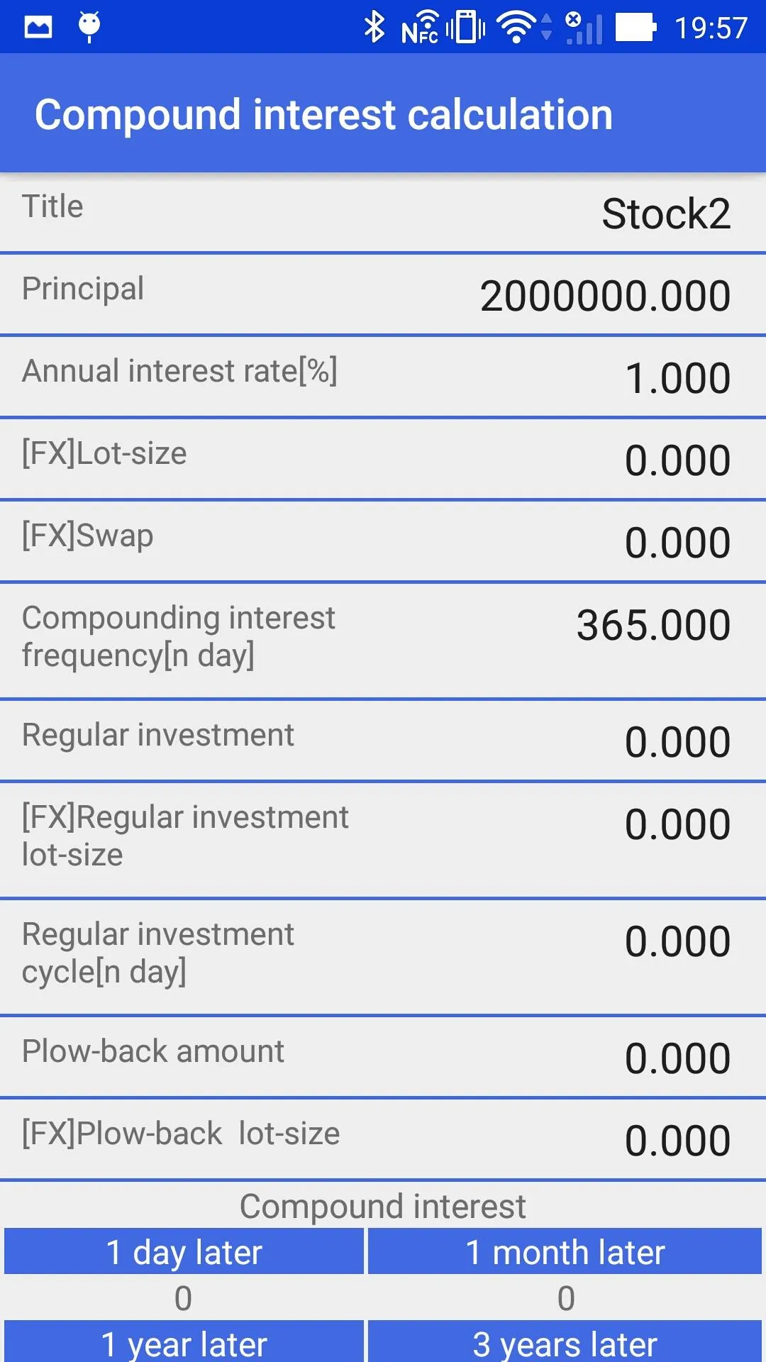 Compound interest calculator | Indus Appstore | Screenshot