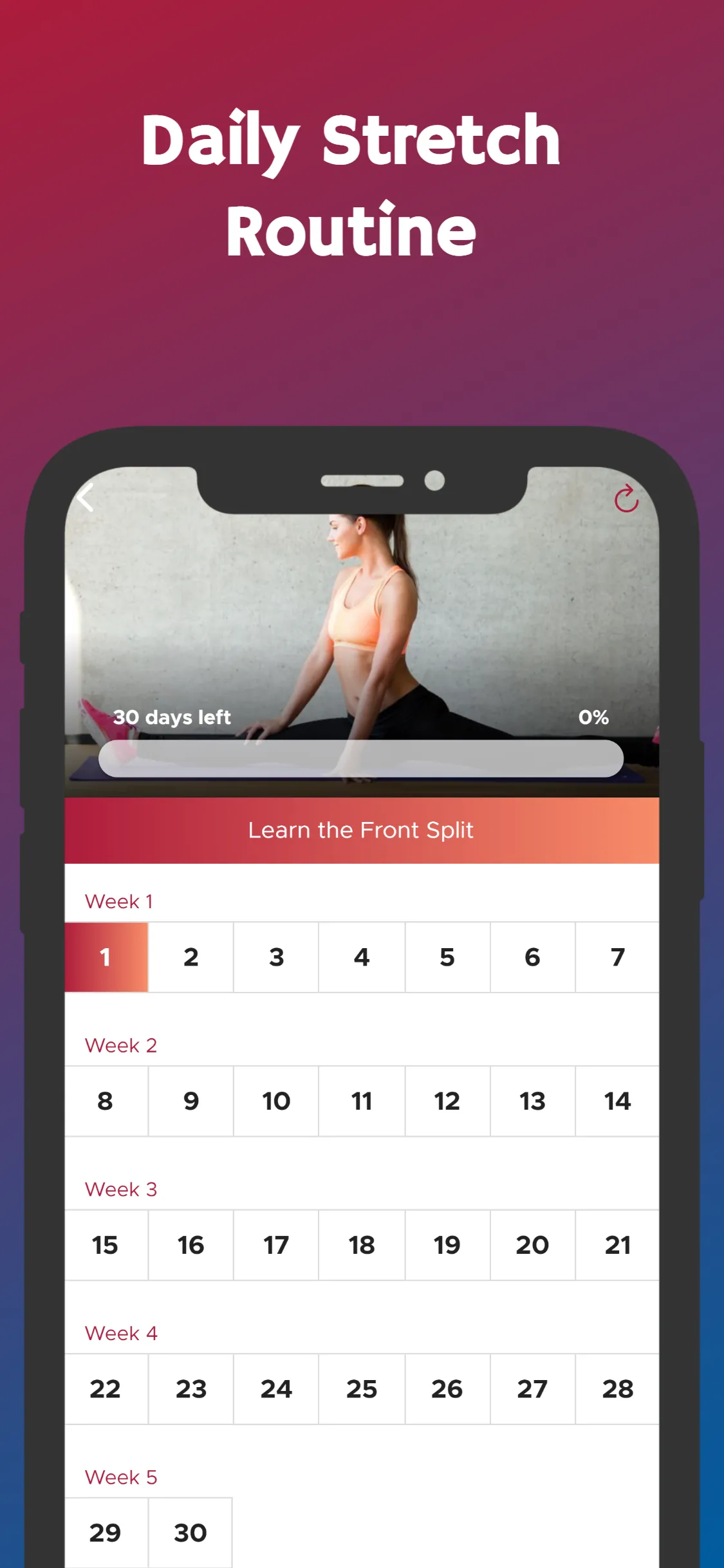 Improve Flexibility in 30 Days | Indus Appstore | Screenshot