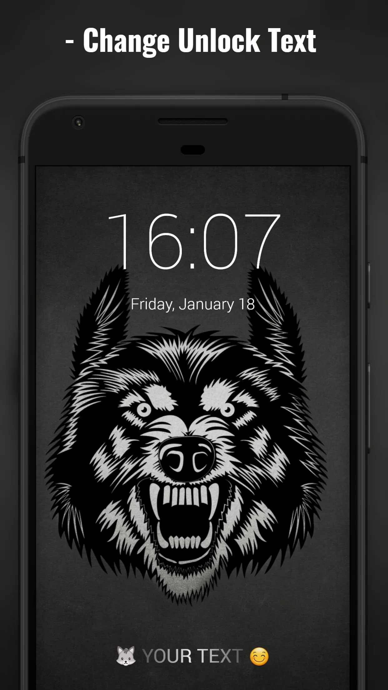 Wolf Lock Screen | Indus Appstore | Screenshot