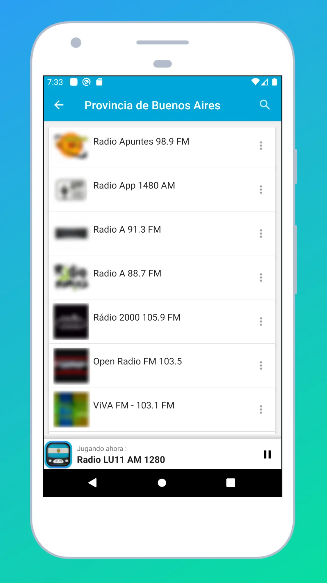 Radio Argentina + Radio Online | Indus Appstore | Screenshot