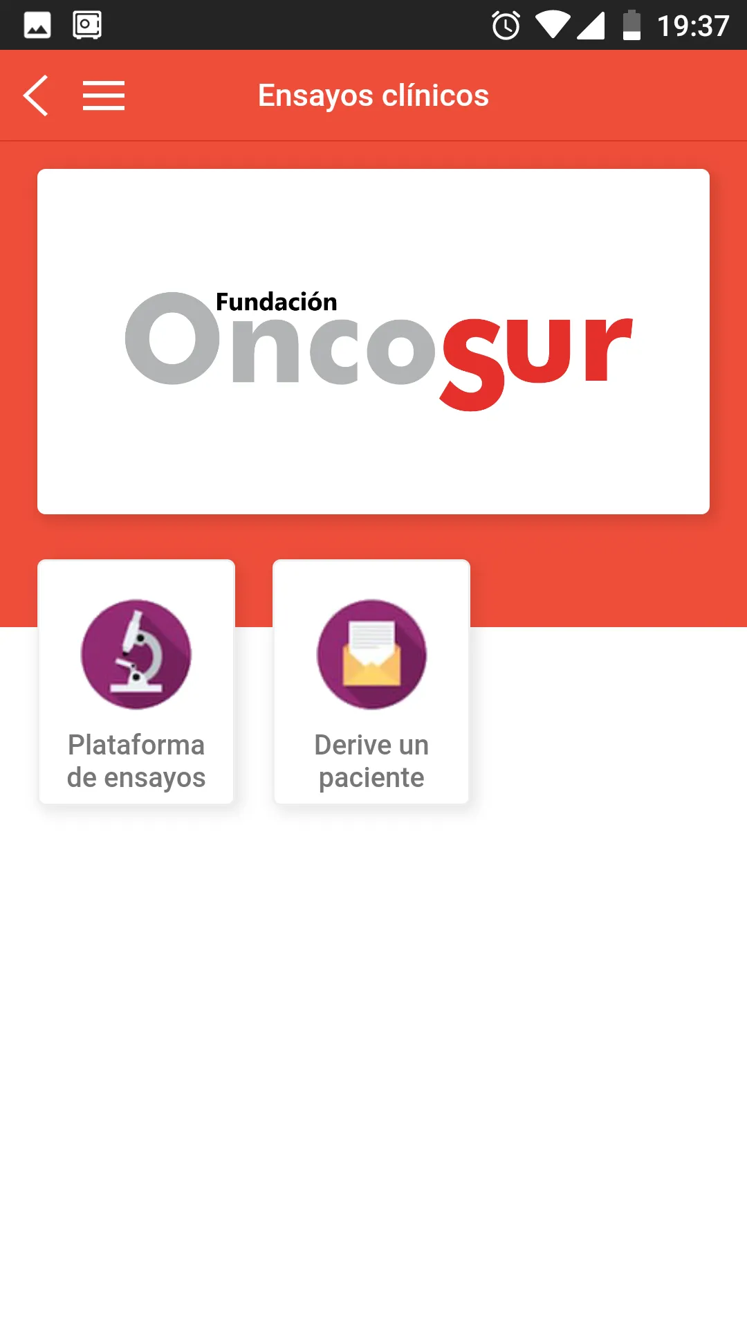 Fundación OncoSur | Indus Appstore | Screenshot