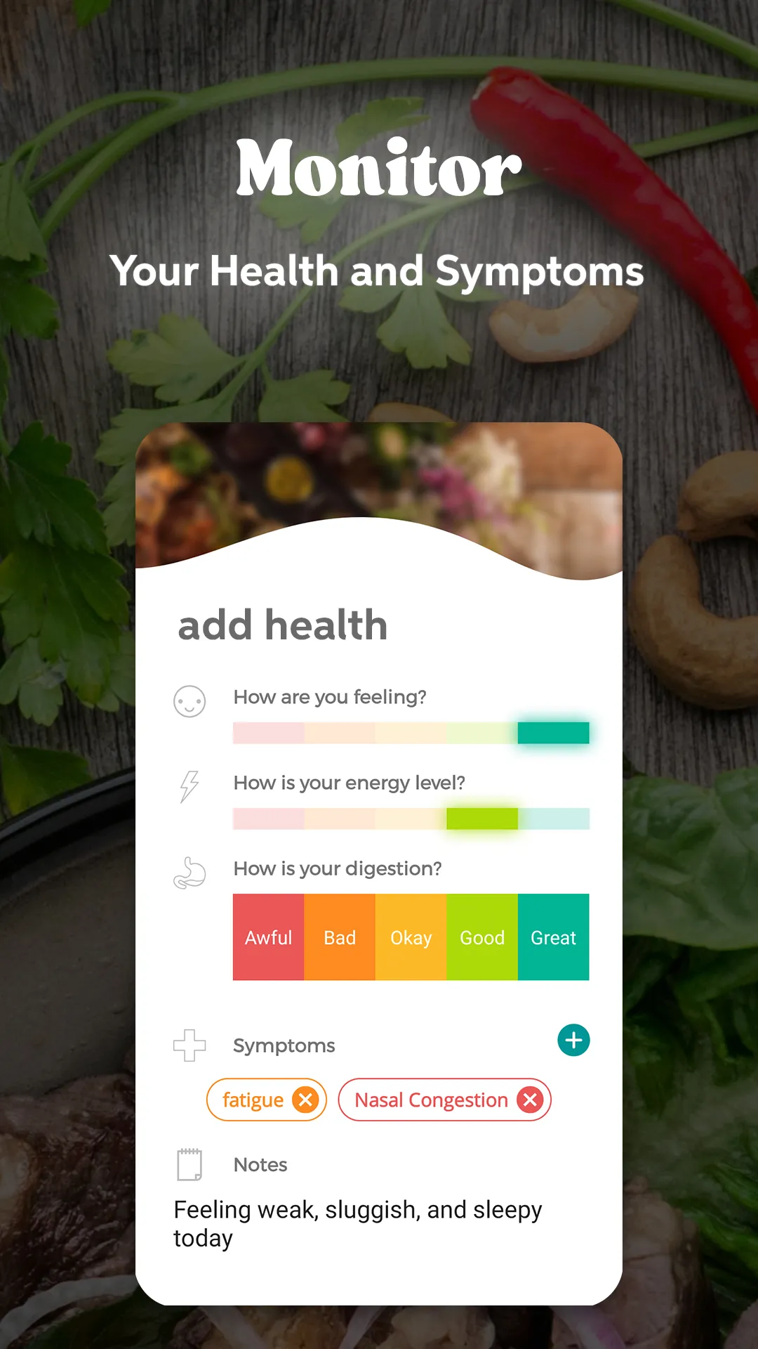 Food Allergy & Symptom Tracker | Indus Appstore | Screenshot