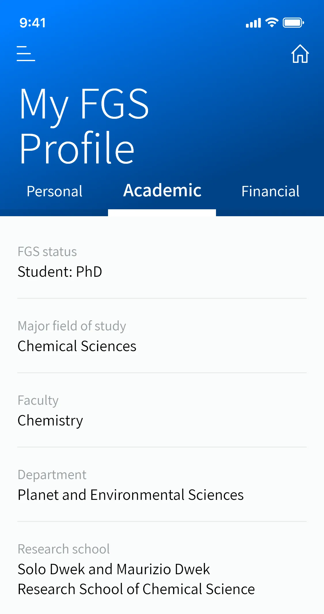 Feinberg Graduate School | Indus Appstore | Screenshot