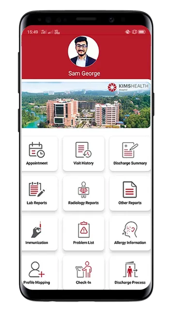 KIMSHealth Patient App | Indus Appstore | Screenshot