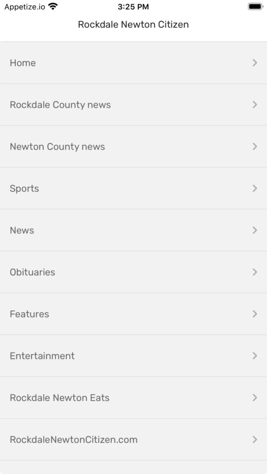 Rockdale Newton Citizen | Indus Appstore | Screenshot