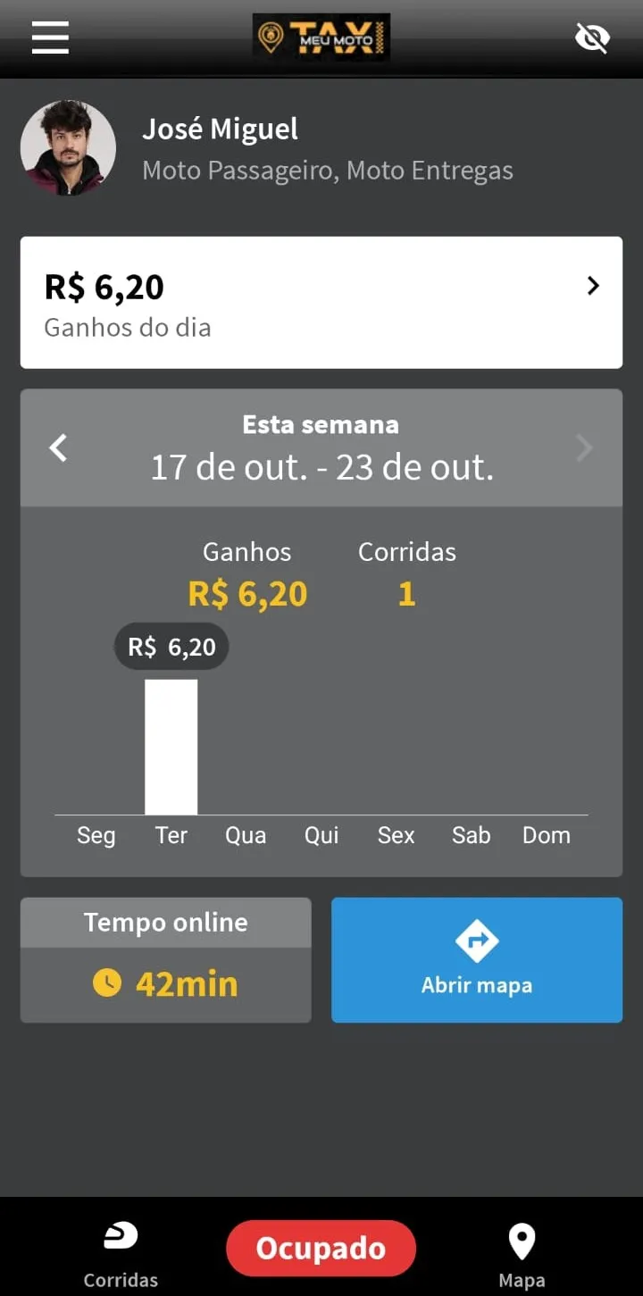 Meu Moto Taxi - Mototaxista | Indus Appstore | Screenshot