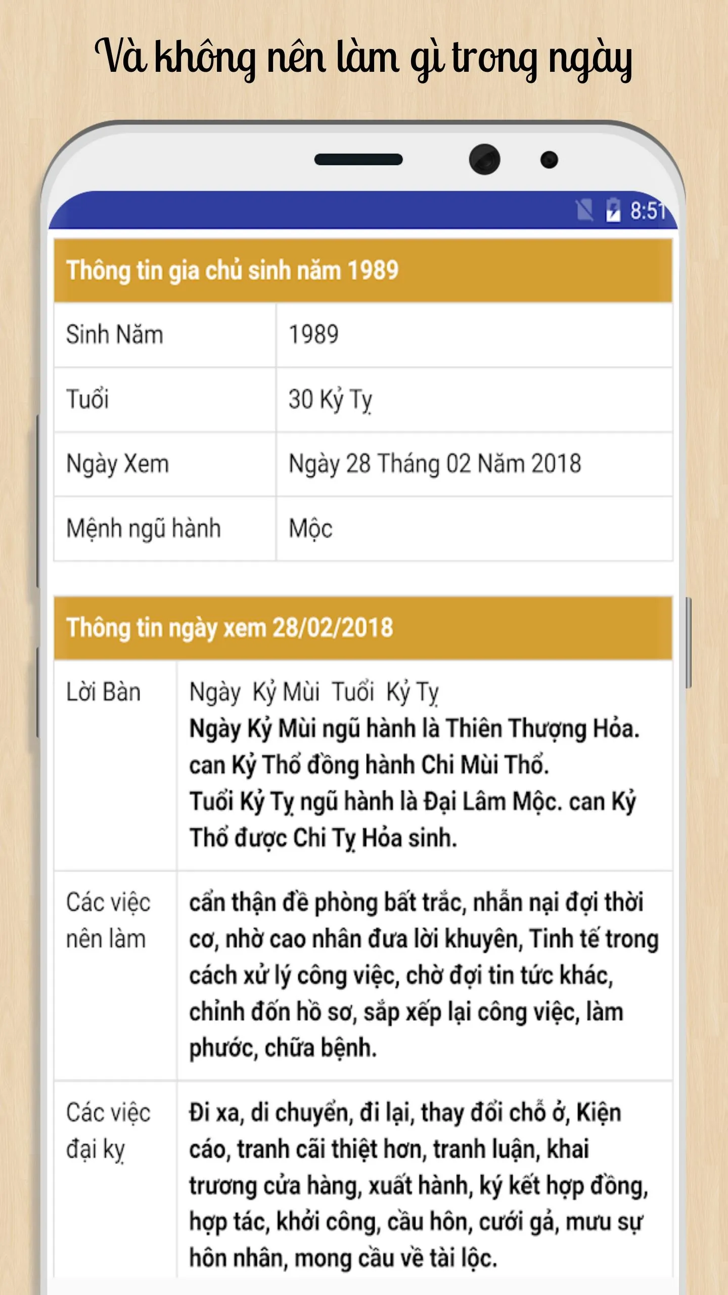 Tử vi hàng ngày | Indus Appstore | Screenshot