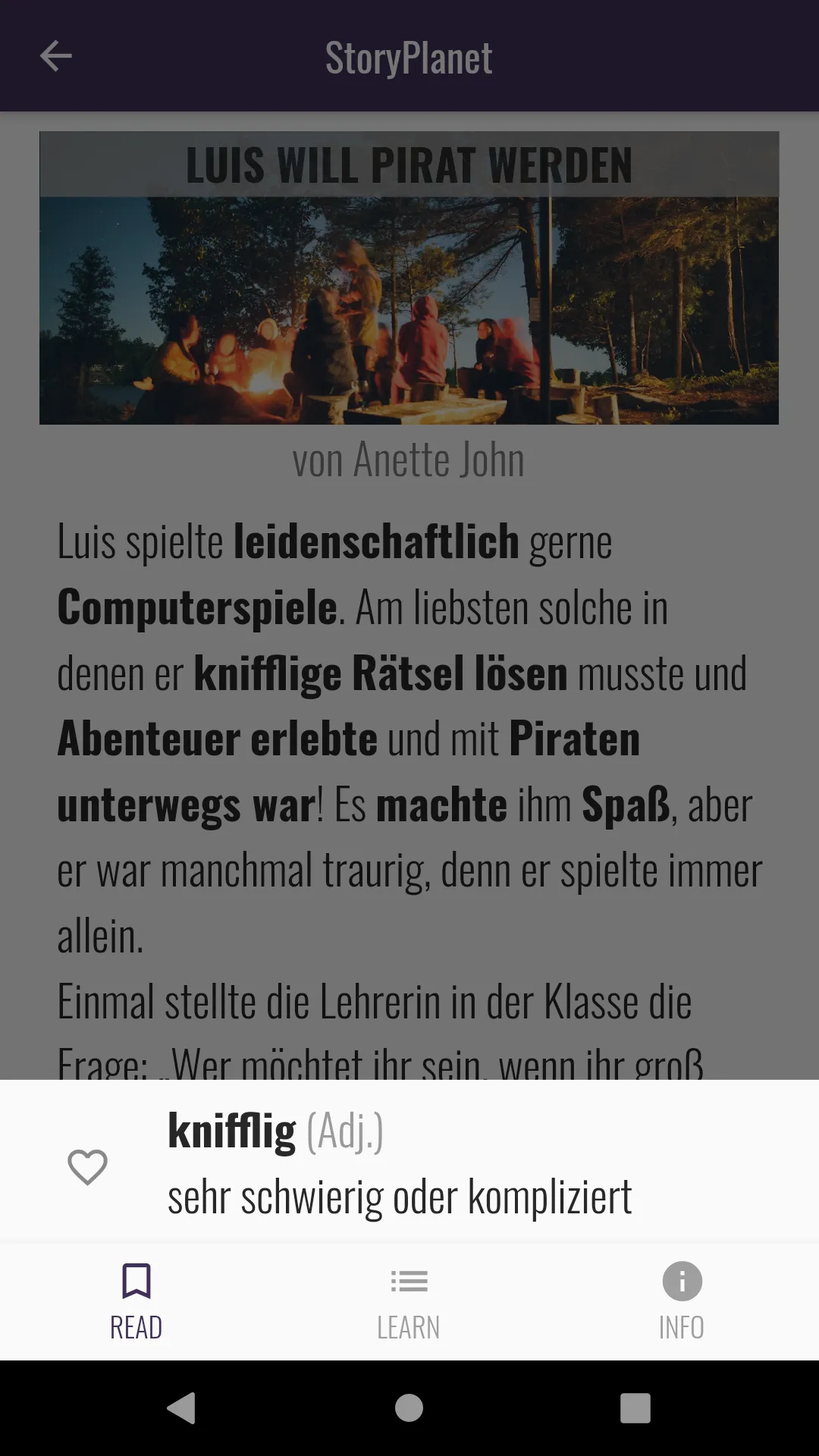 StoryPlanet Deutsch | Indus Appstore | Screenshot