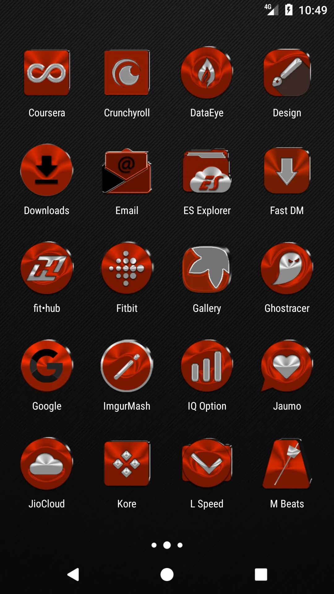 Red Orange Icon Pack | Indus Appstore | Screenshot