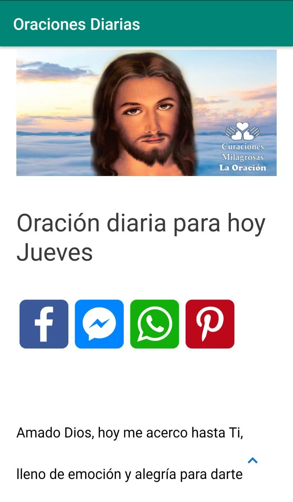 Oraciones Diarias | Indus Appstore | Screenshot