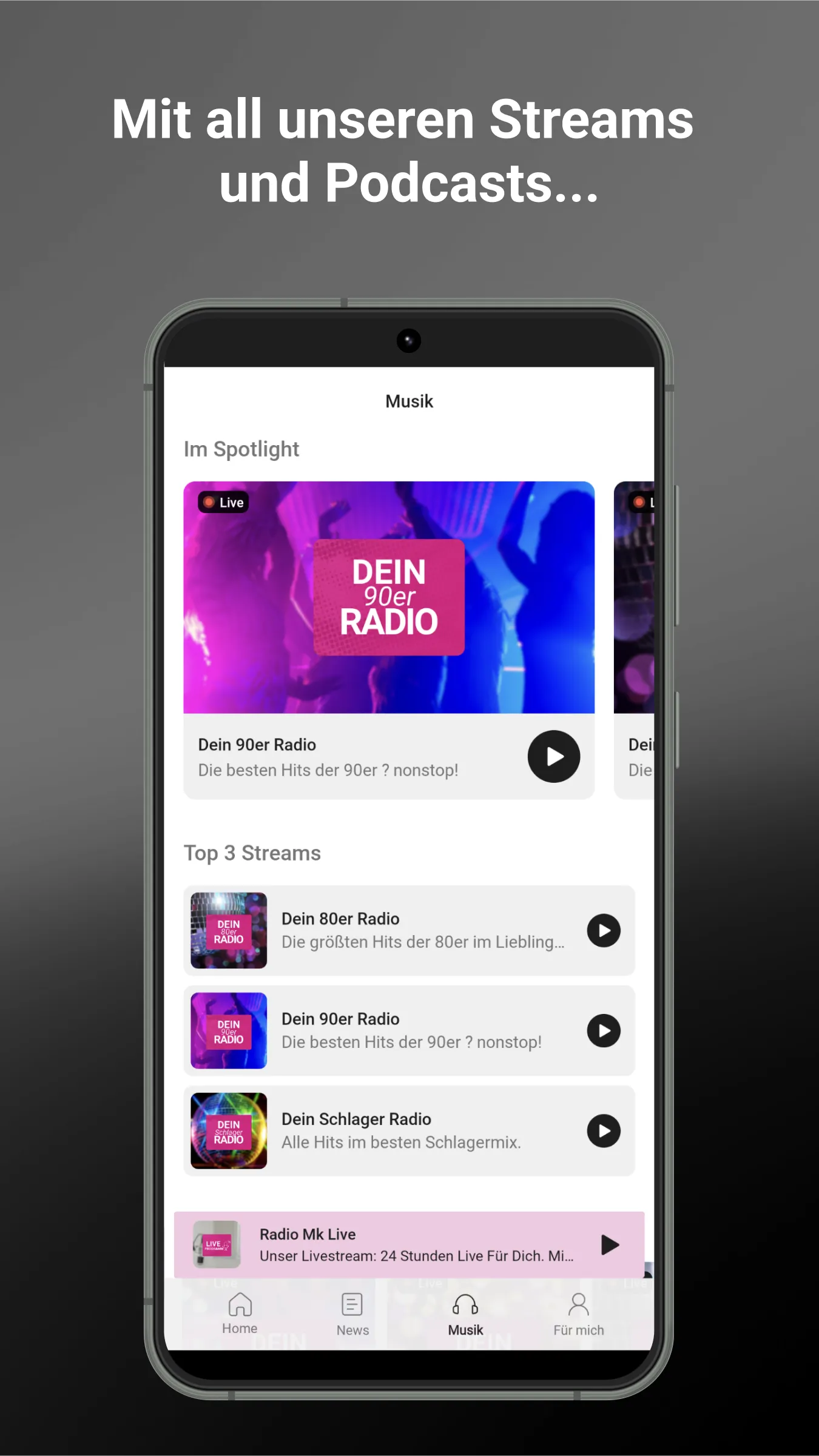 Radio MK | Indus Appstore | Screenshot