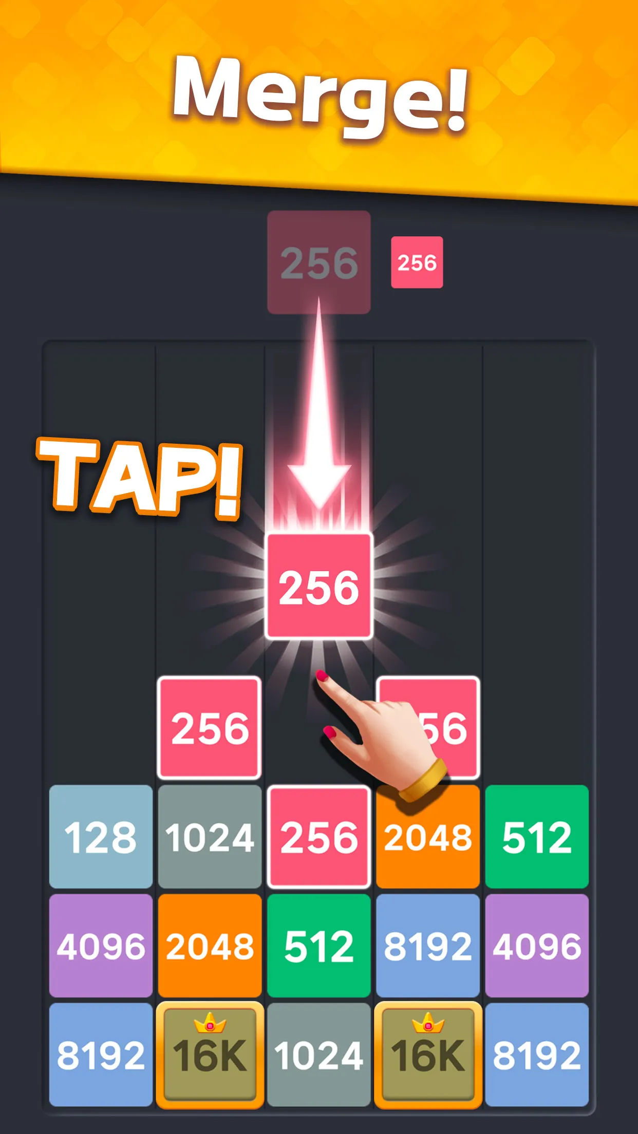 Drop Merge : Number Puzzle | Indus Appstore | Screenshot