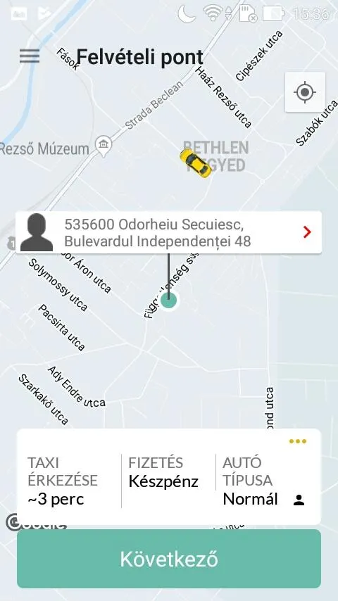 City Taxi Székelyudvarhely | Indus Appstore | Screenshot