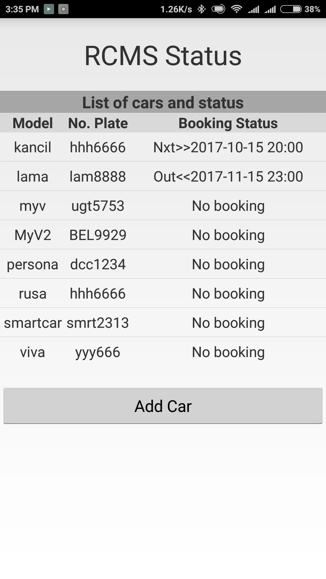 Rental Car Management System | Indus Appstore | Screenshot