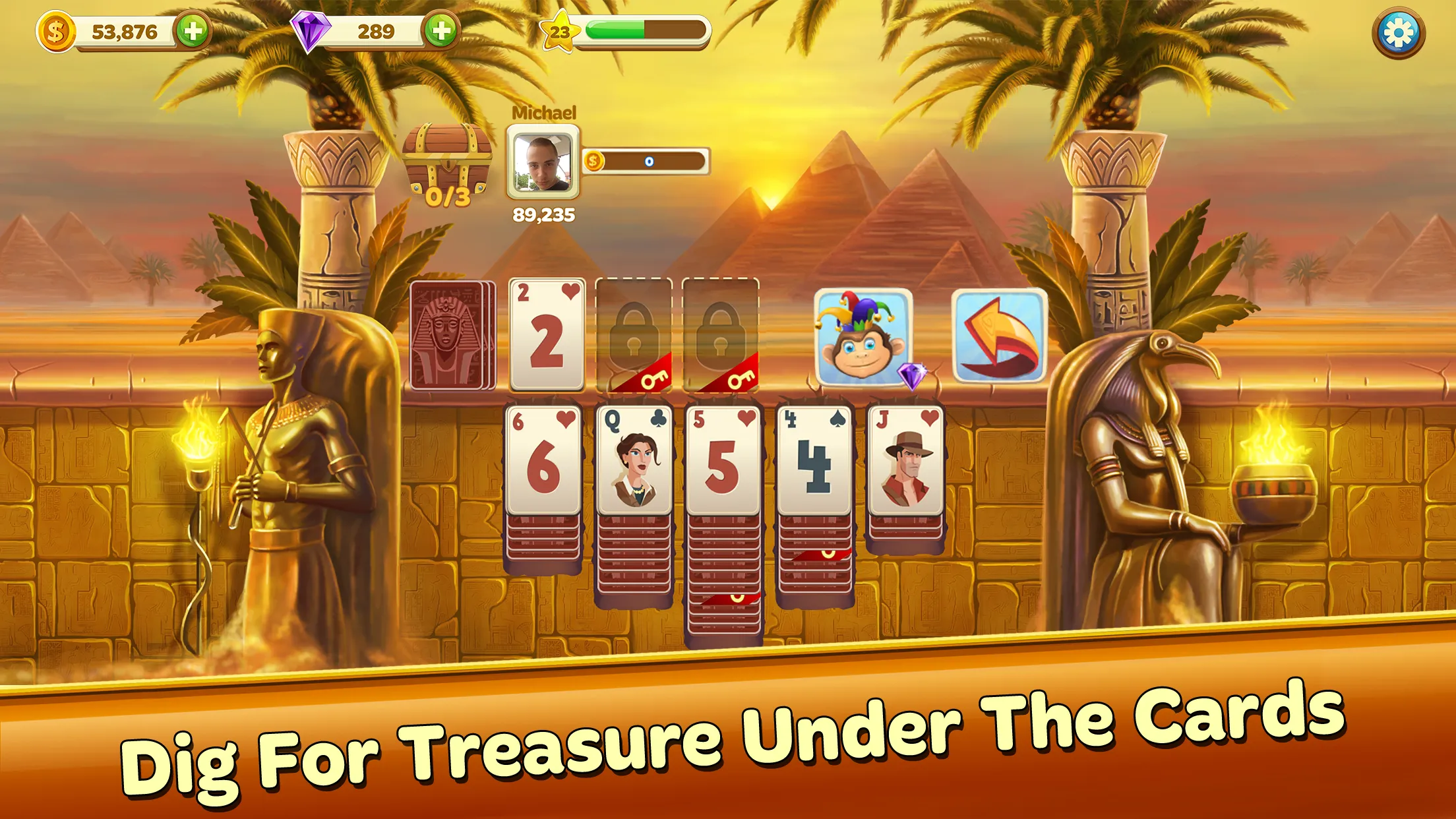 Solitaire Treasure Hunt | Indus Appstore | Screenshot