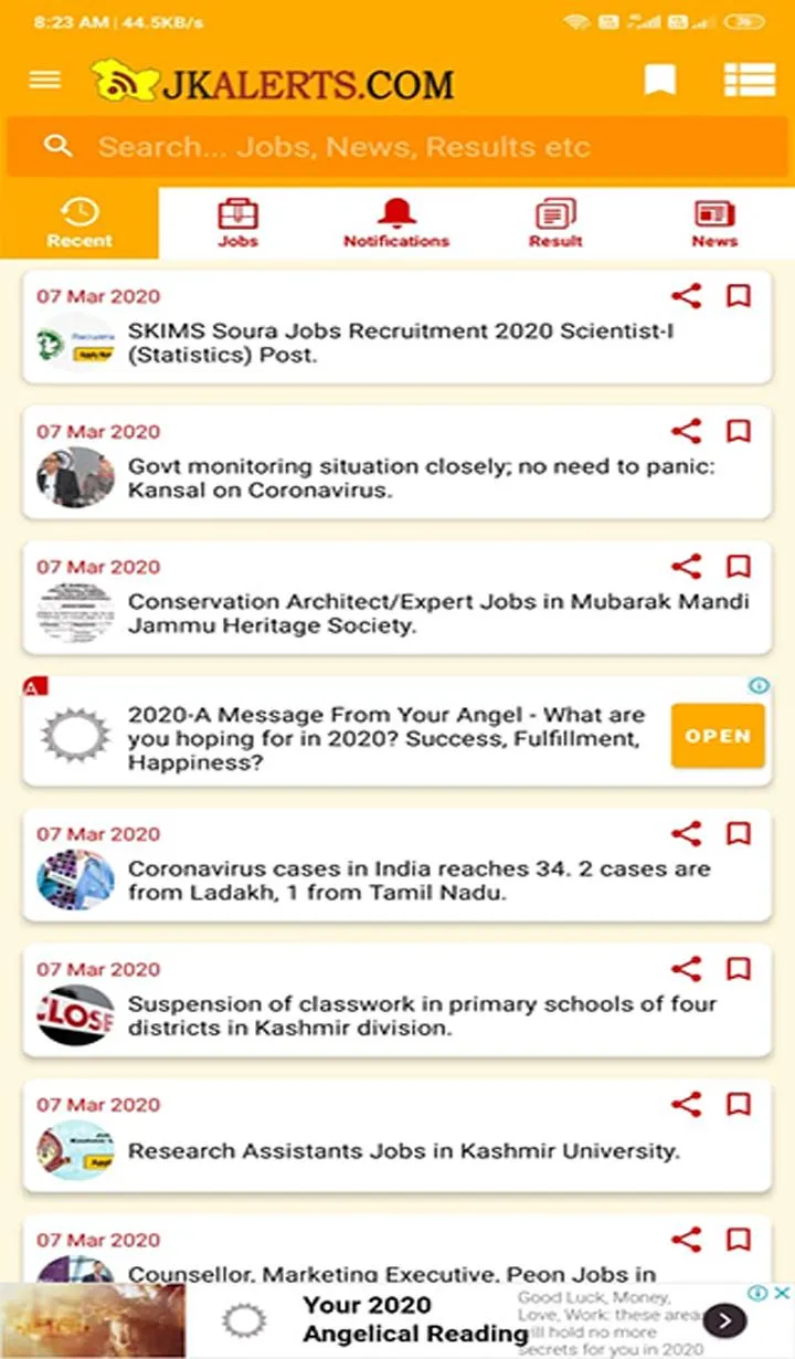 JKALERTS J&K Job, News updates | Indus Appstore | Screenshot