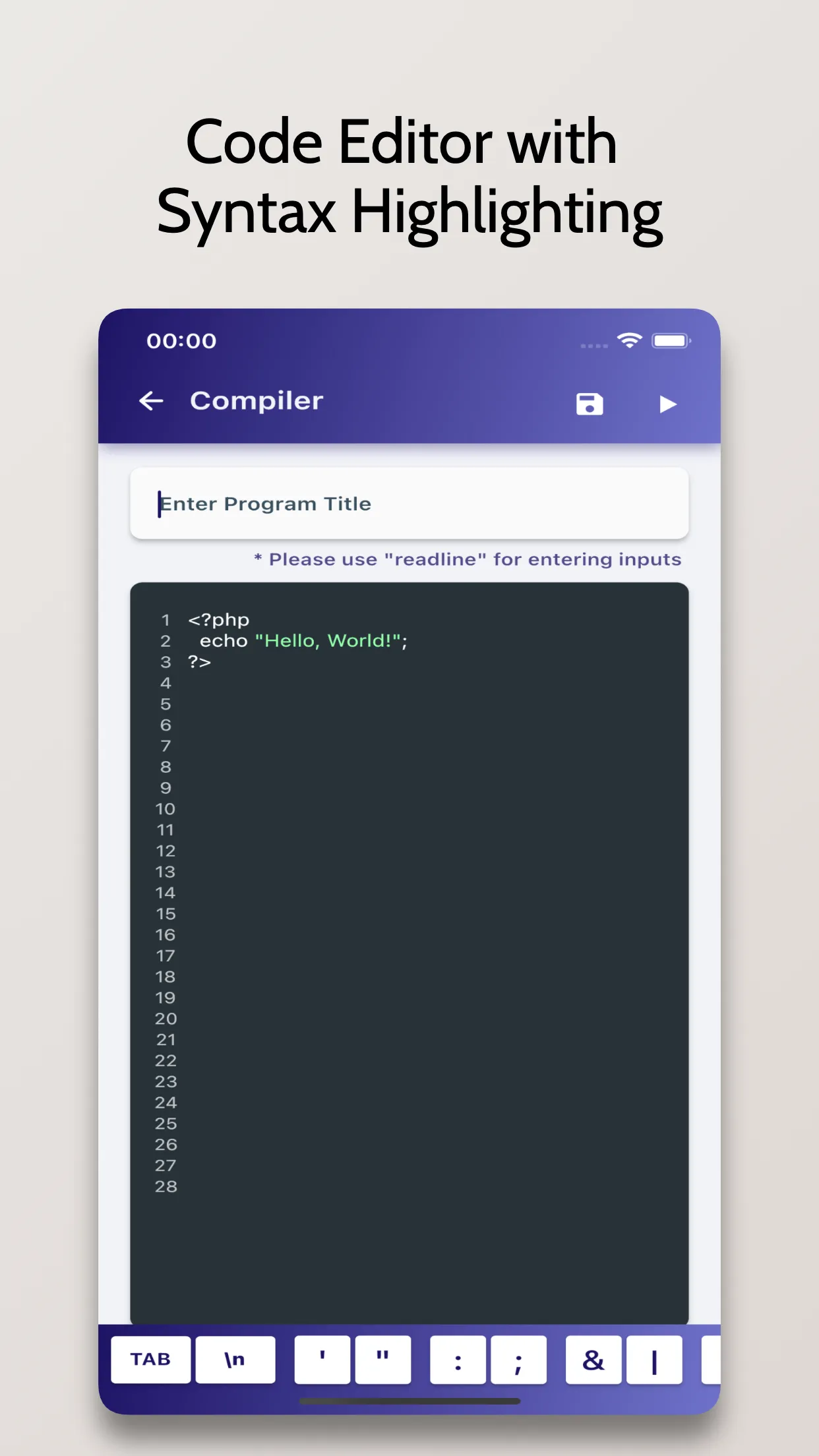 PHP Compiler - Run .php Code | Indus Appstore | Screenshot