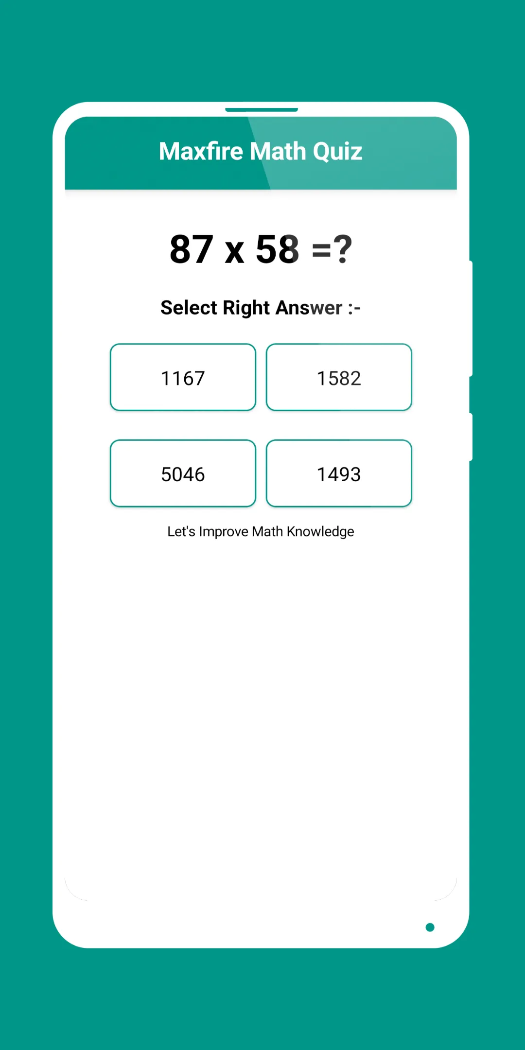 Maxfire Math Quiz - Knowledge | Indus Appstore | Screenshot