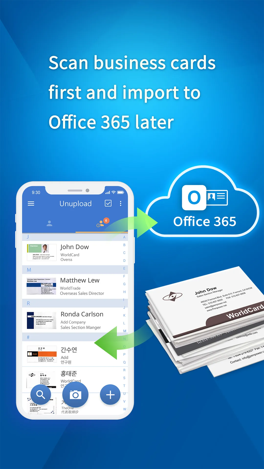 WorldCard for Office 365 | Indus Appstore | Screenshot