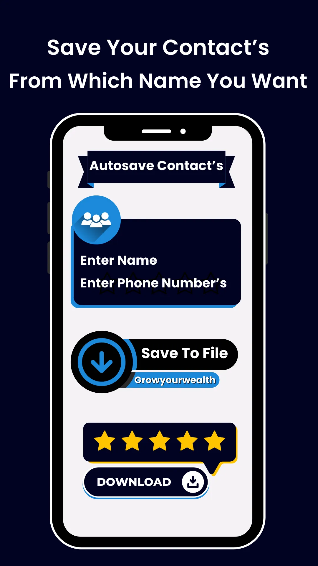 Autosave Contacts | Indus Appstore | Screenshot