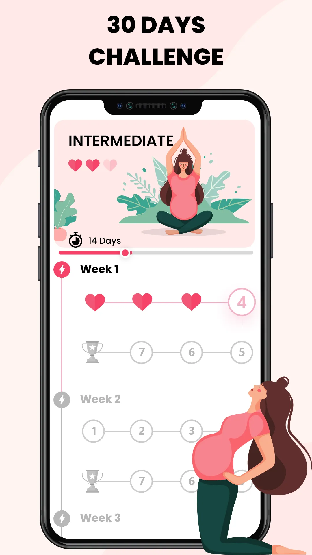 Prenatal Yoga Workout at Home | Indus Appstore | Screenshot