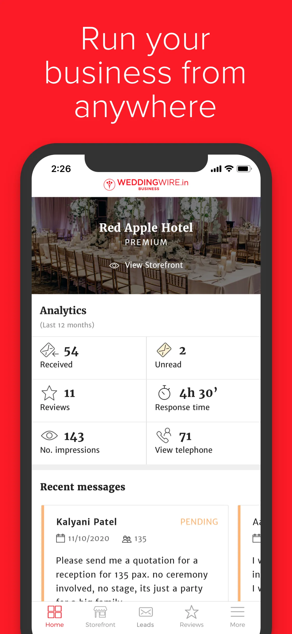 WeddingWire.in for business | Indus Appstore | Screenshot