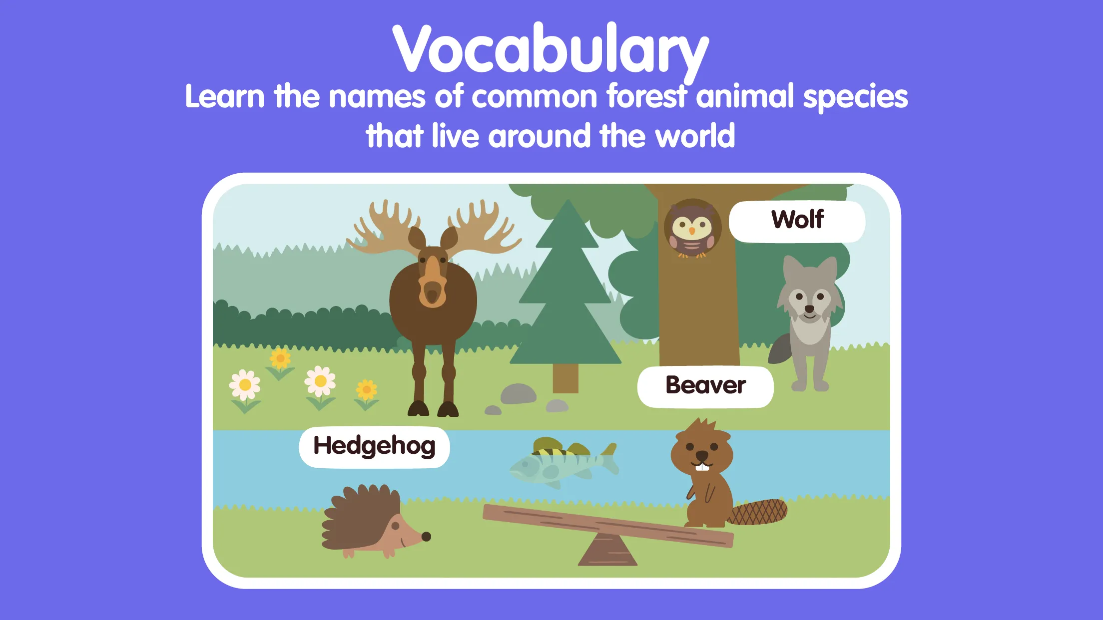 Learn Forest Animals for Kids | Indus Appstore | Screenshot