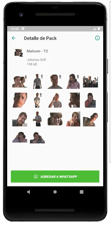 Stickers de Malcom | Indus Appstore | Screenshot