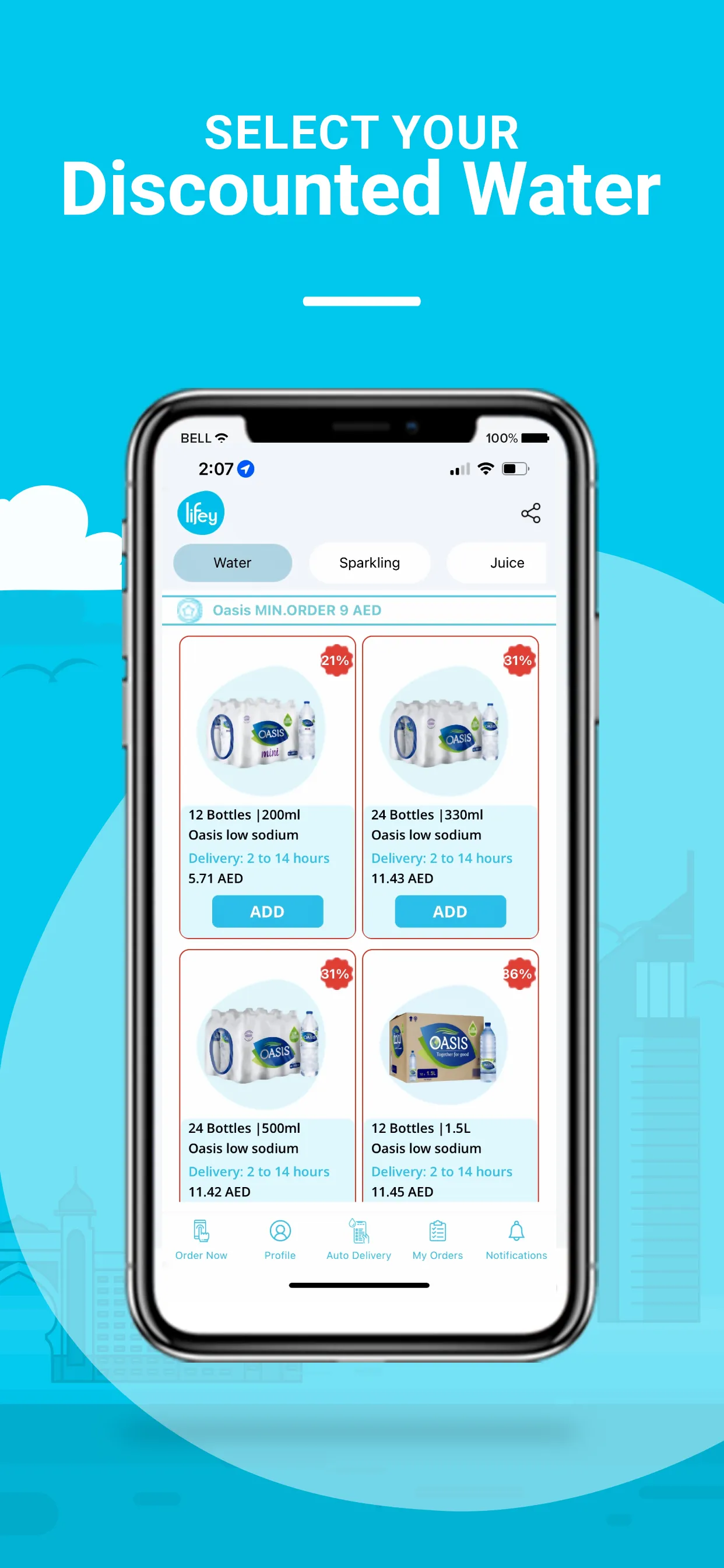 Lifey Water Delivery Offers AE | Indus Appstore | Screenshot