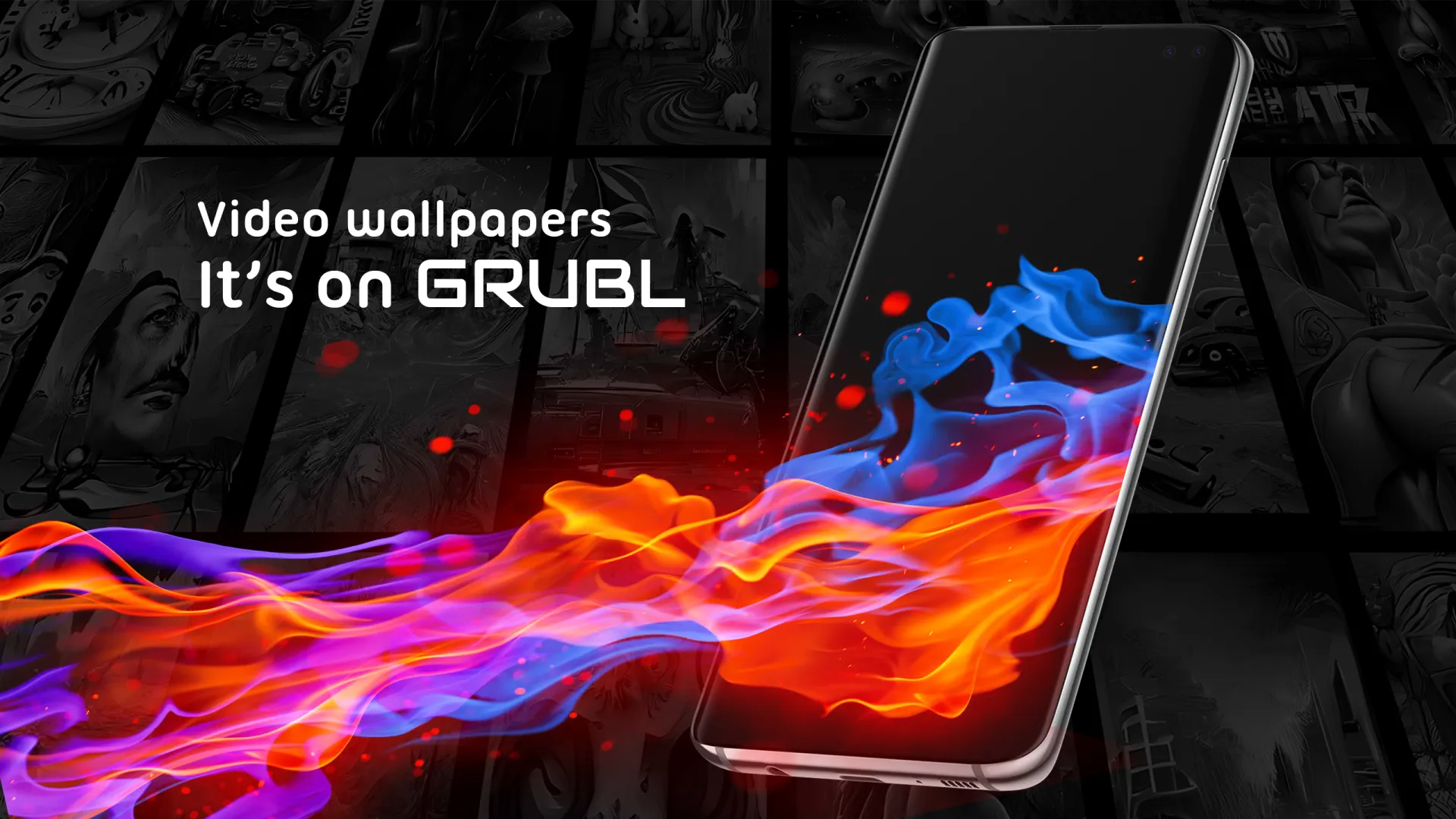 GRUBL™ 4D Live Wallpapers + AI | Indus Appstore | Screenshot