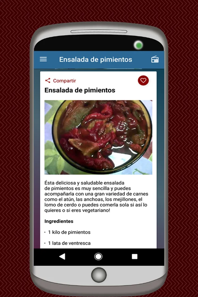 Recetas de Ensaladas | Indus Appstore | Screenshot