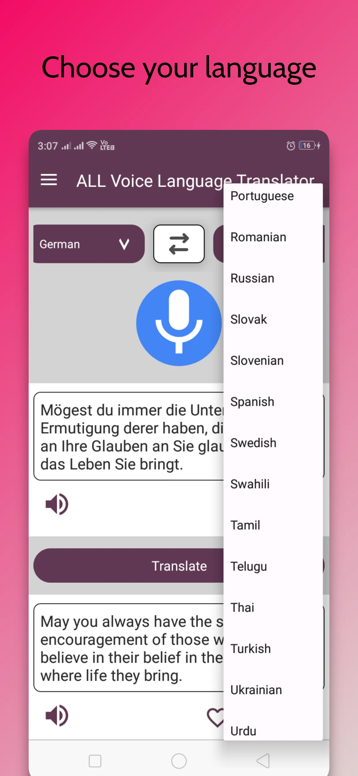 ALL Voice Language Translator | Indus Appstore | Screenshot