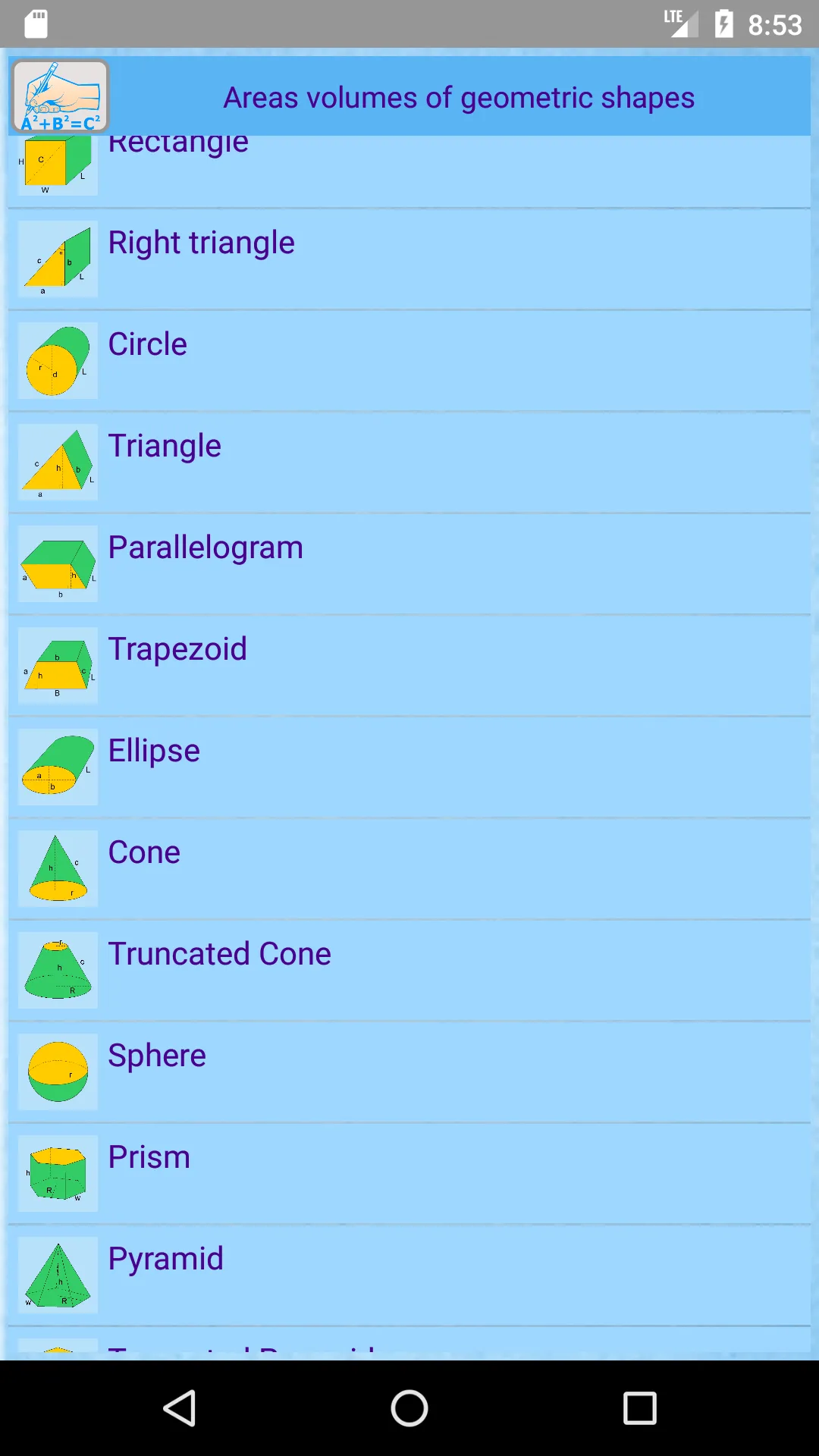 Formulas Calc Unit Converter   | Indus Appstore | Screenshot