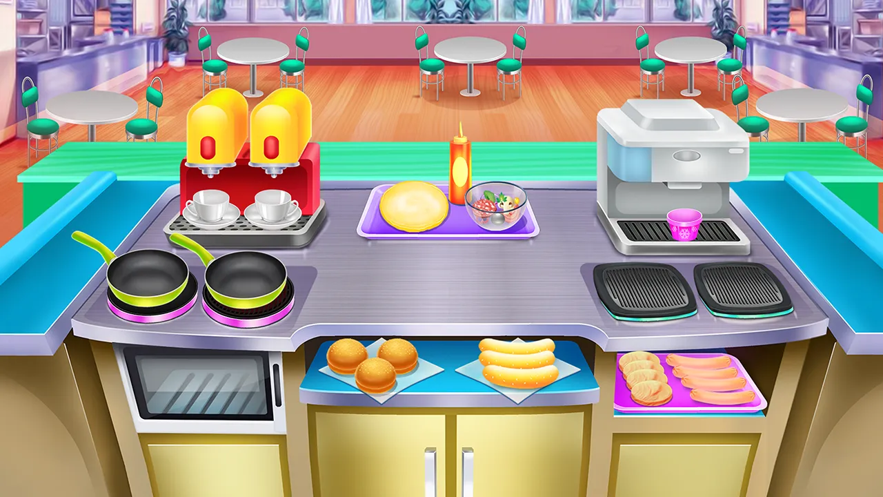 Fast Food Cooking & Serving | Indus Appstore | Screenshot