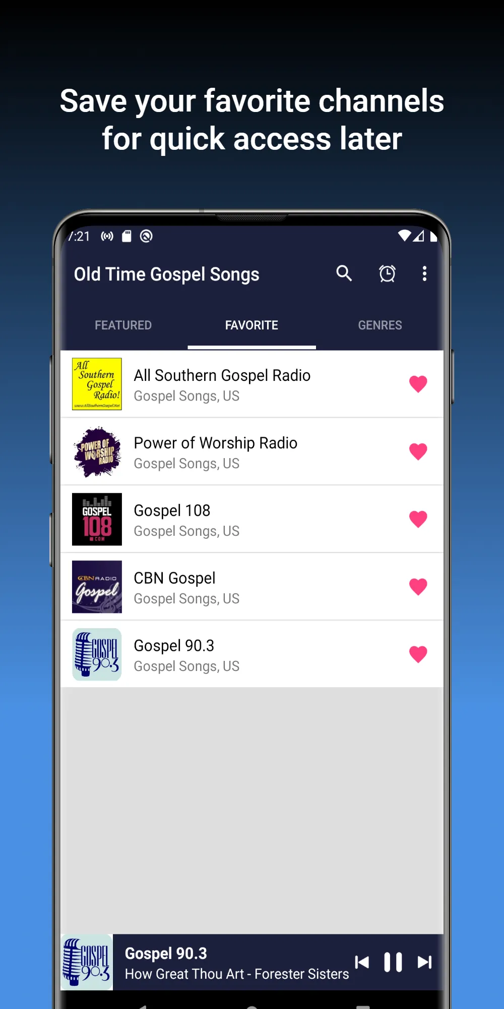 Old Time Gospel Songs 2024 | Indus Appstore | Screenshot