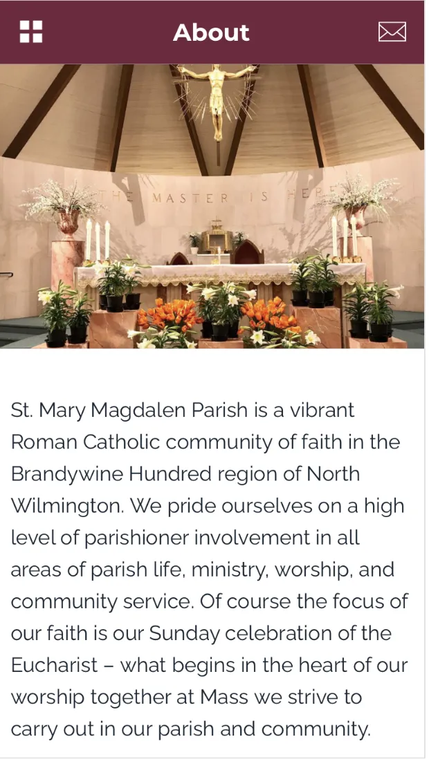 St. Mary Magdalen Wilmington | Indus Appstore | Screenshot