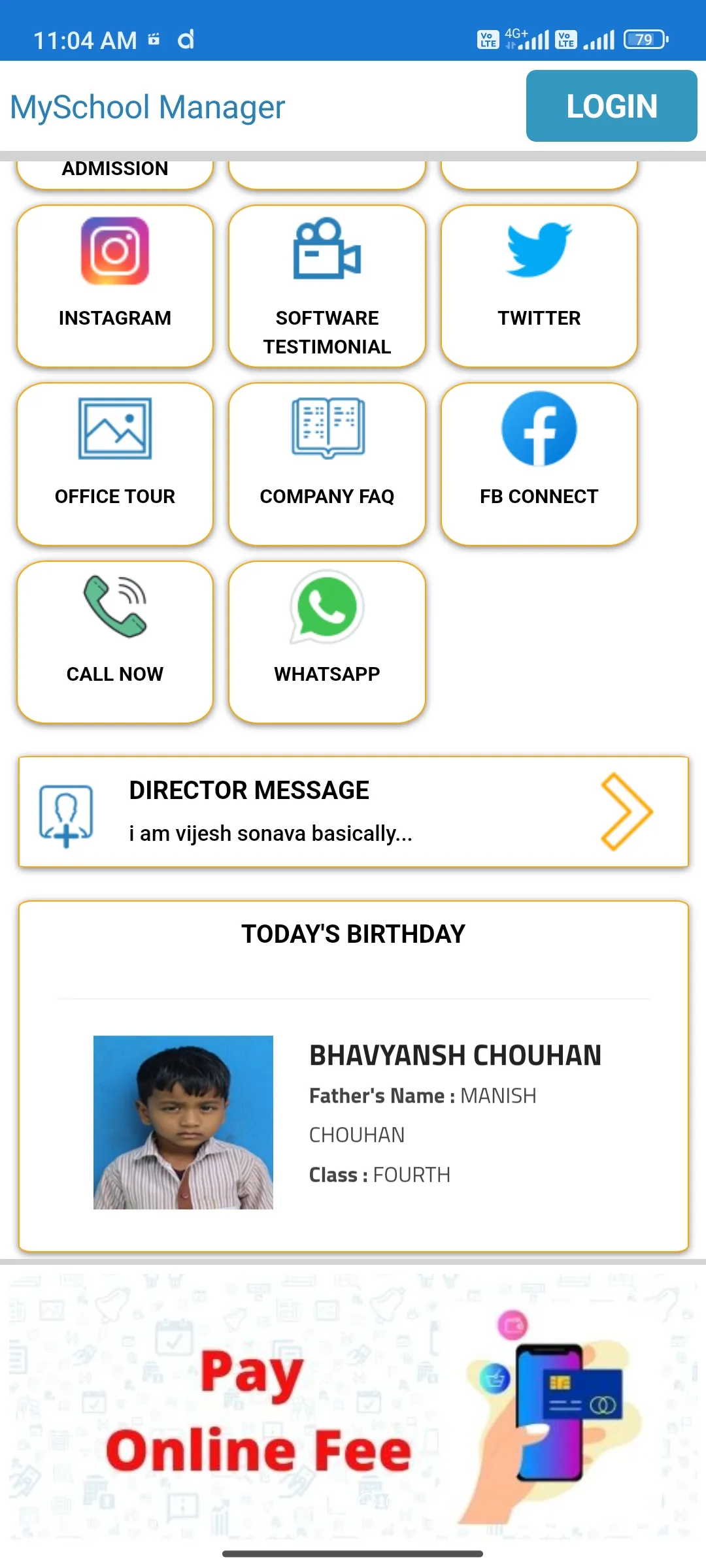 Aastha Public School Dungarpur | Indus Appstore | Screenshot