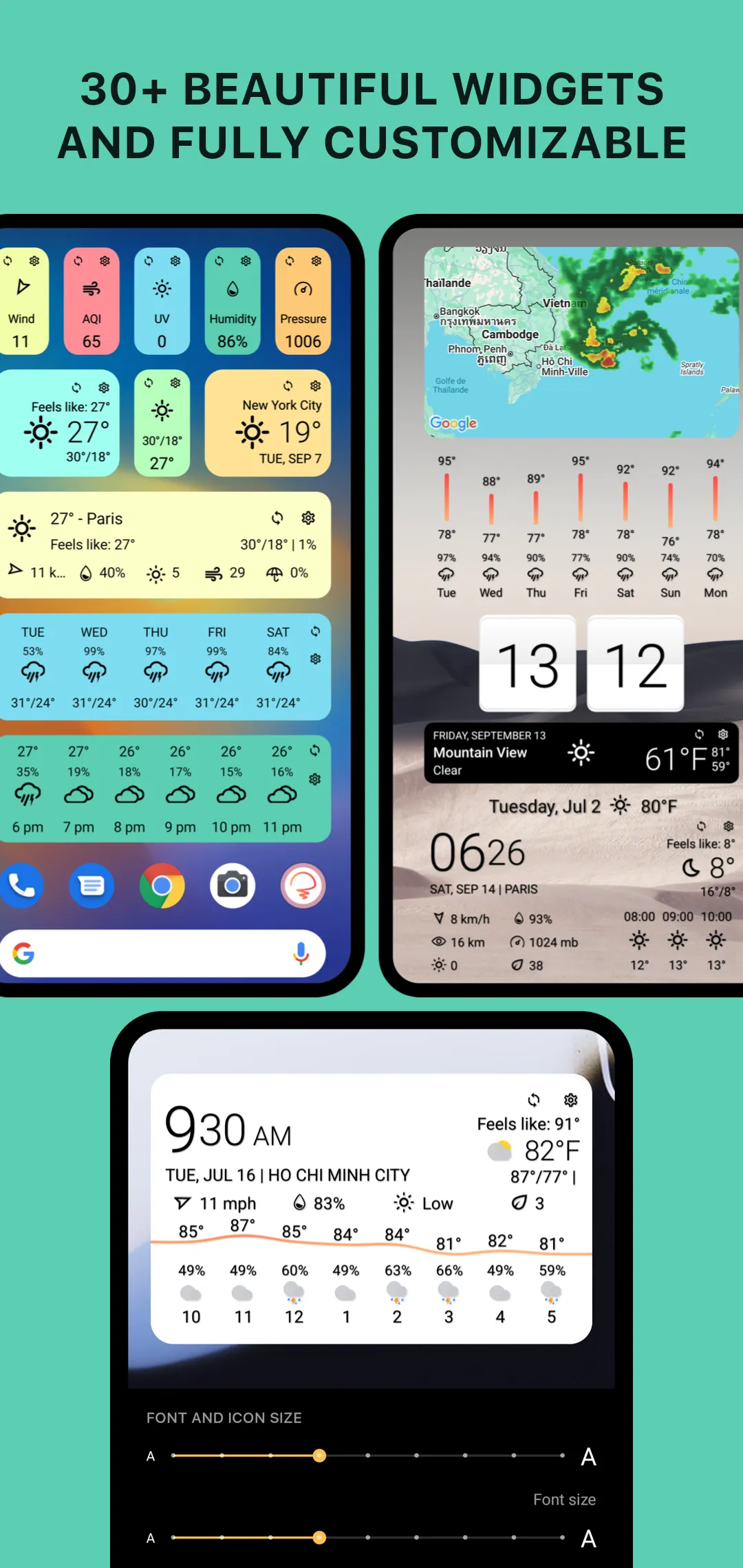 Today Weather: Radar & Widgets | Indus Appstore | Screenshot