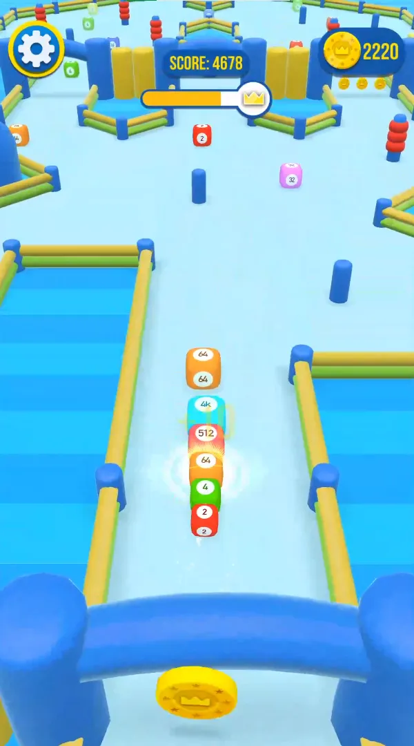 2048 Run 3D - Number Puzzle | Indus Appstore | Screenshot