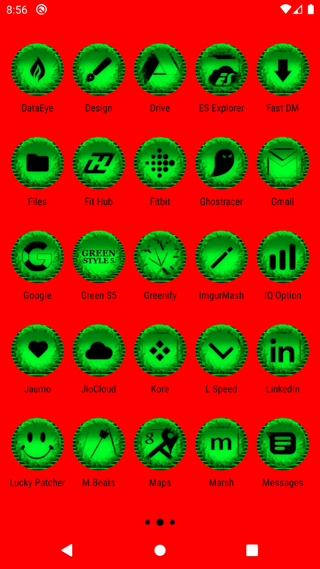 Green Icon Pack Style 5 | Indus Appstore | Screenshot