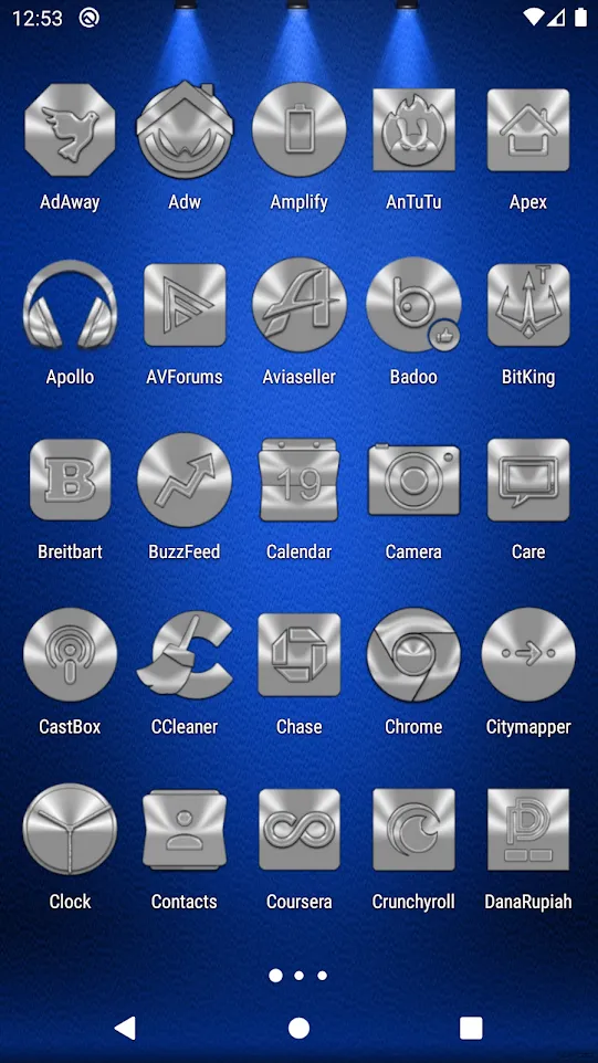 Silver and Chrome Icon Pack | Indus Appstore | Screenshot