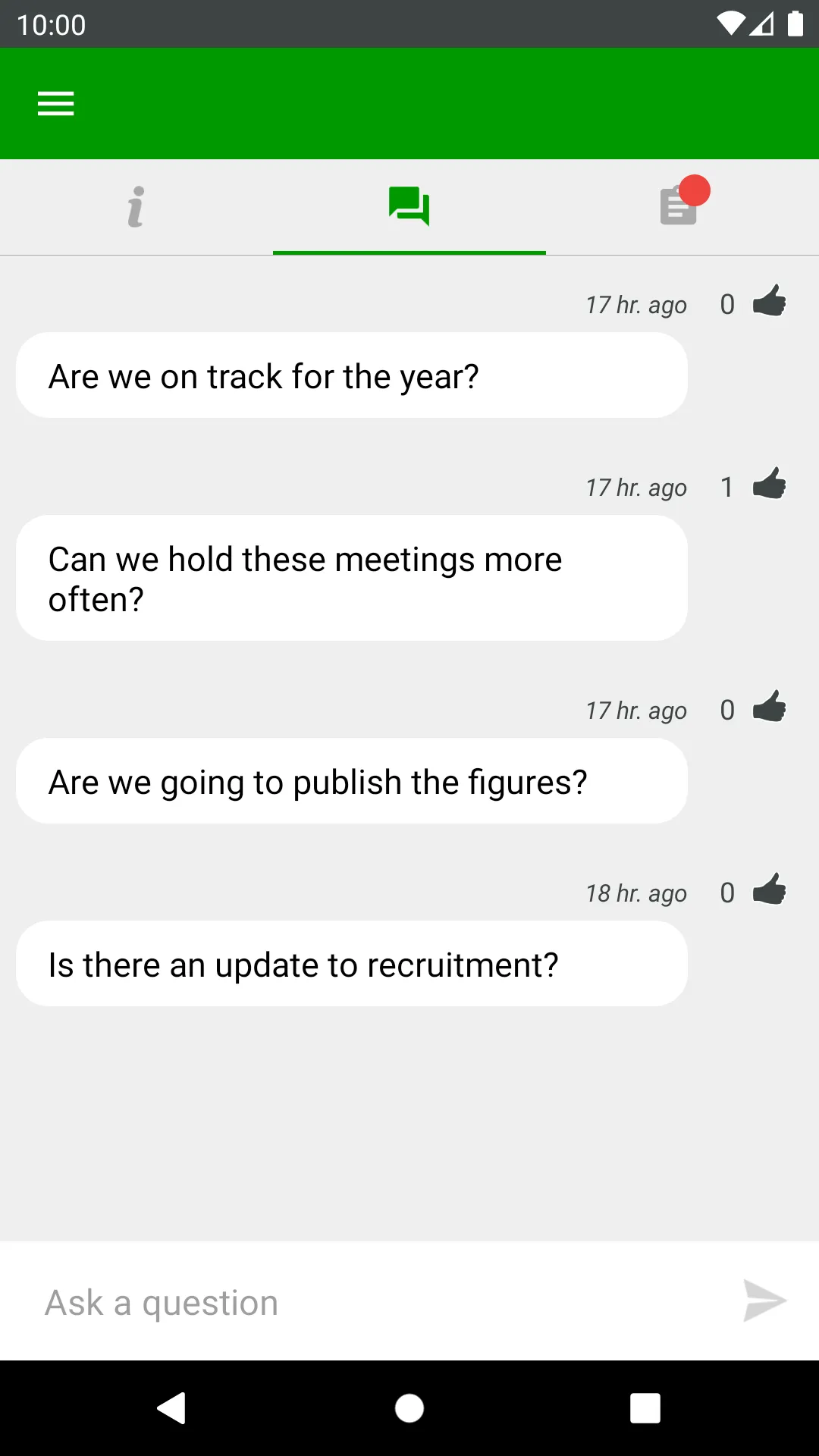 My Event Poll | Indus Appstore | Screenshot