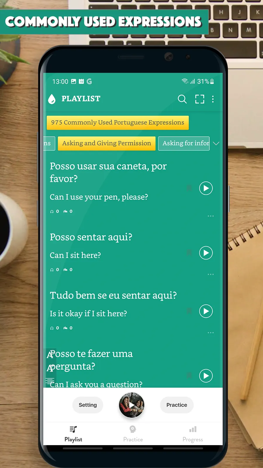 Portuguese Sentence Master | Indus Appstore | Screenshot