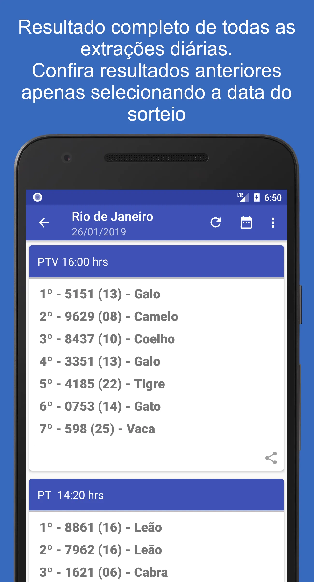 Bicho Certo - Resultados | Indus Appstore | Screenshot