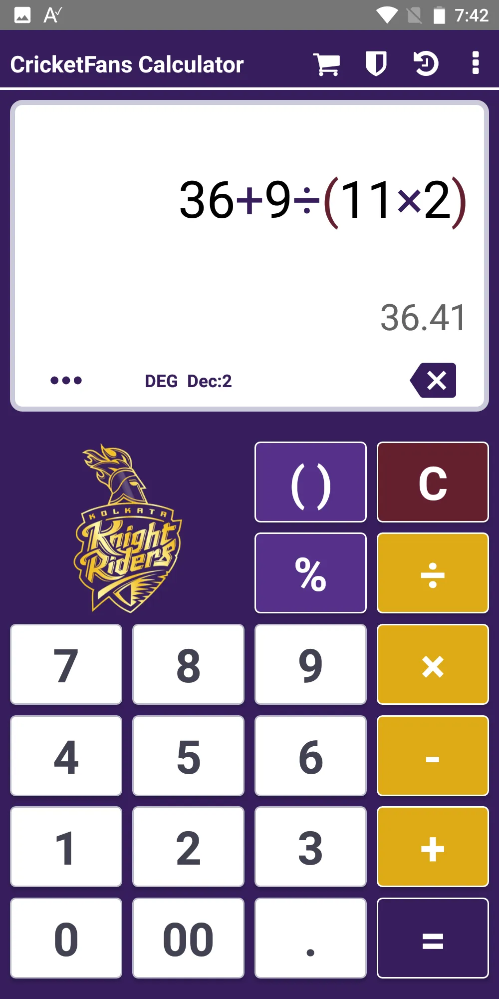 CricketFans Calculator | Indus Appstore | Screenshot