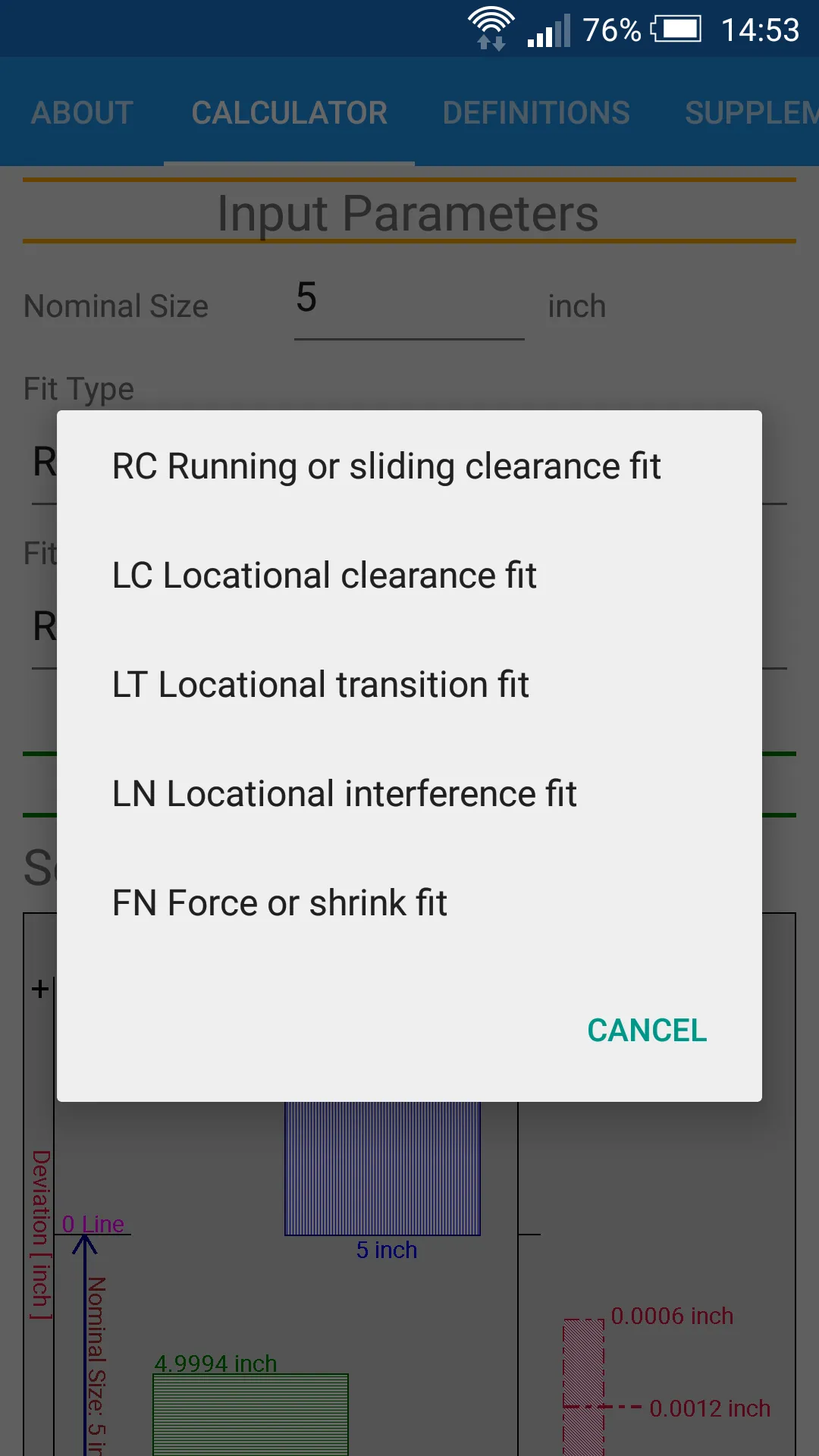 Fit Tolerance ANSI | Indus Appstore | Screenshot